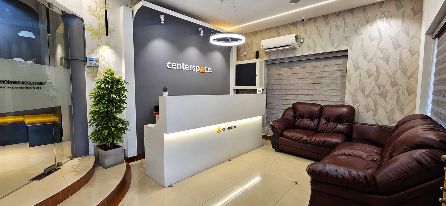Reception at the Centerspace Kottayam centre
